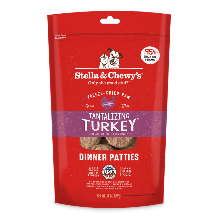 Stella & Chewy's Freeze-Dried Dinner Patties Turkey