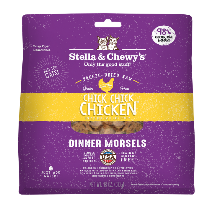 Stella & Chewy's Freeze-Dried Dinner Morsels Chicken Recipe Cat Food