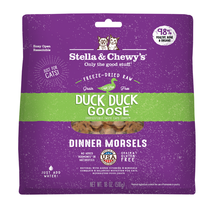 Stella & Chewy's Freeze-Dried Dinner Morsels Duck Recipe Cat Food