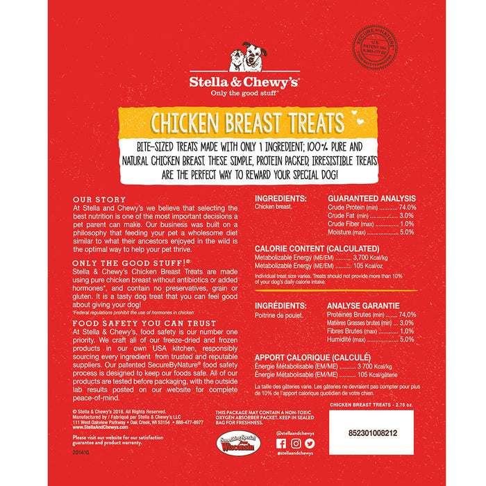 Stella & Chewy's Chicken Breast Treats 2.75 oz.