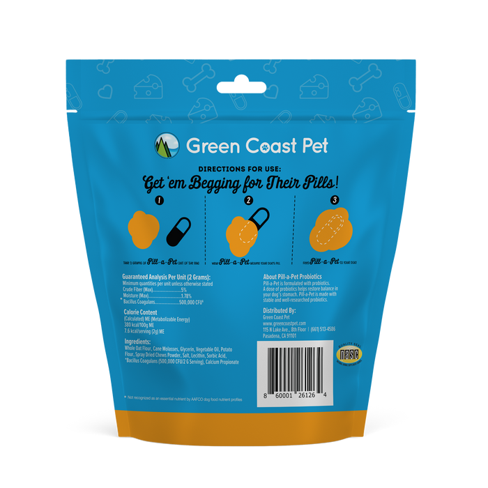 Green Coast Pet Pill-A-Pet Cheese Flavor
