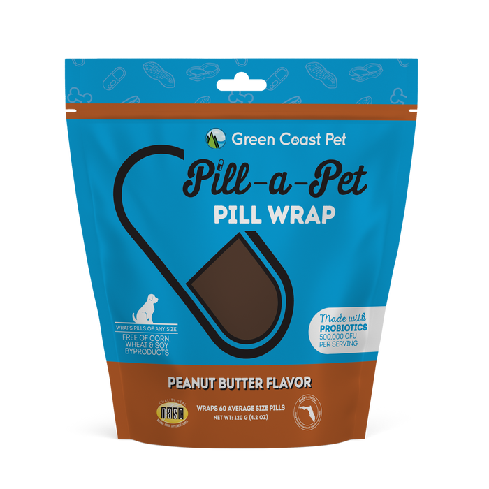 Green Coast Pet Pill-A-Pet Peanut Butter Flavor