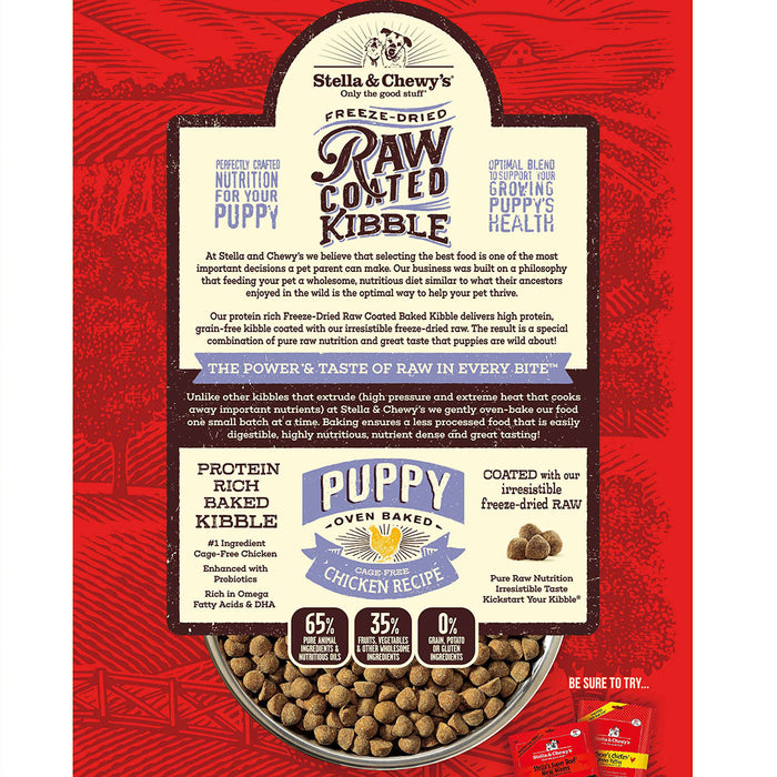 Stella & Chewy's Raw Coated Chicken Recipe Puppy Dog Food