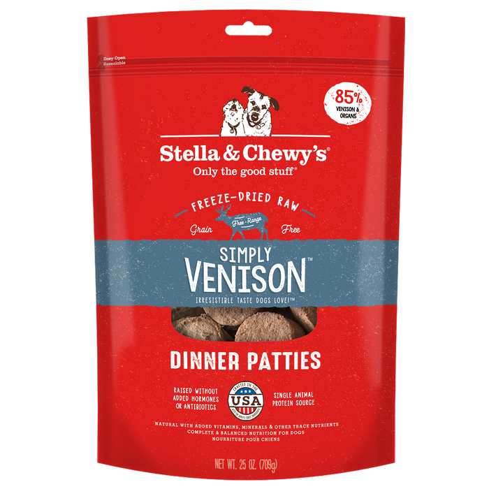 Stella & Chewy's Freeze-Dried Dinner Patties Venison