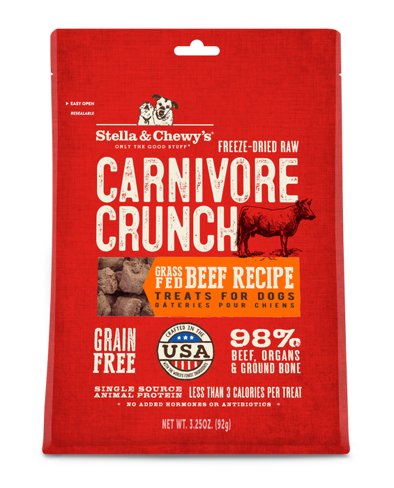 Stella & Chewy's Carnivore Crunch Beef 3.25 oz.