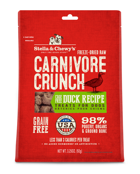 Stella & Chewy's Carnivore Crunch Duck 3.25 oz.
