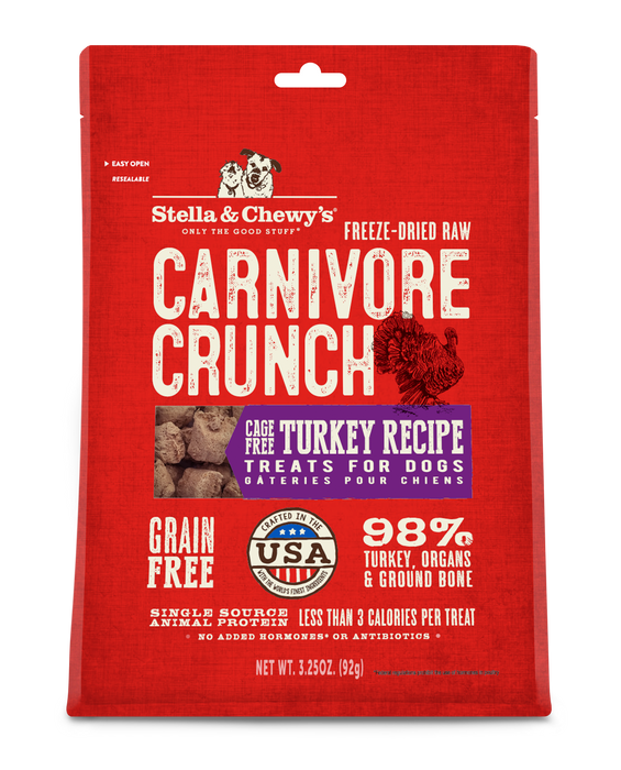 Stella & Chewy's Carnivore Crunch Turkey 3.25 oz.