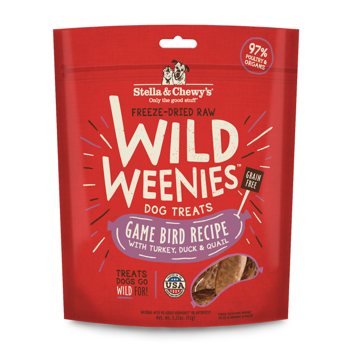 Stella & Chewy's Wild Weenies Game Bird Recipe 3.25 oz.