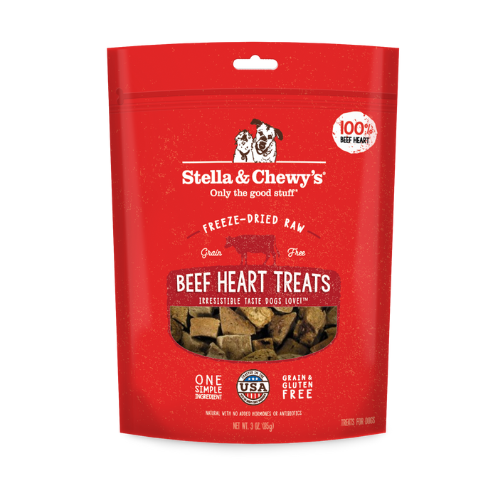 Stella & Chewy's Beef Heart Treats 3 oz.