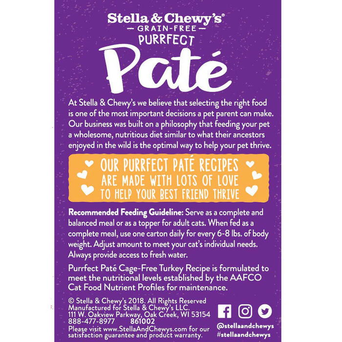 Stella & Chewy's Purrfect Pâté Turkey Recipe 5.5 oz.