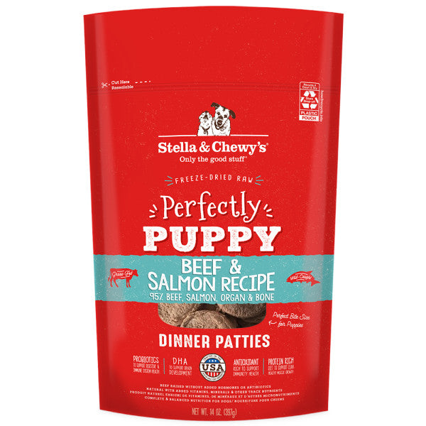 Stella & Chewy's Freeze-Dried Puppy Dinner Patties Beef & Salmon