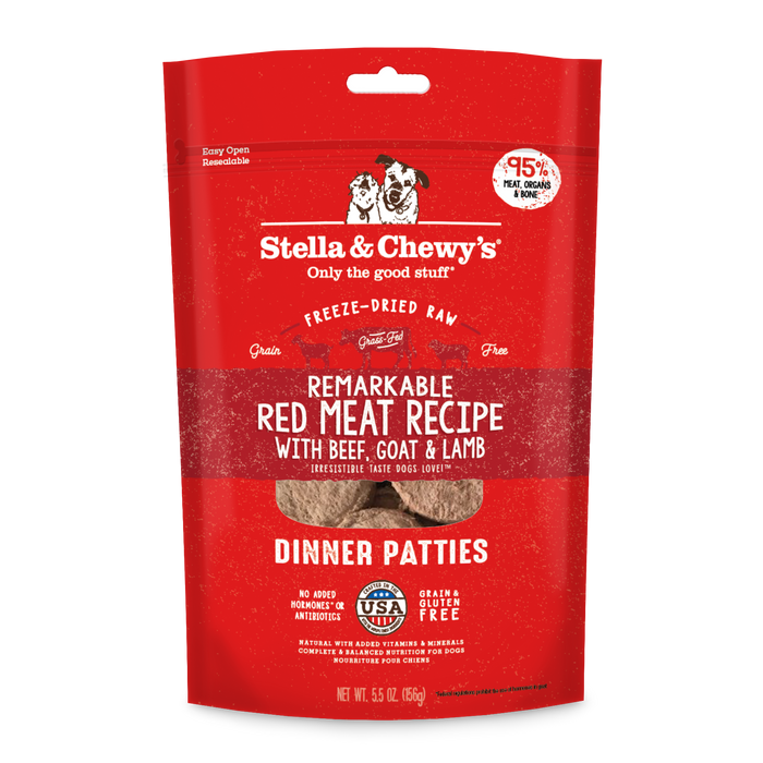 Stella & Chewy's Freeze-Dried Dinner Patties Red Meat