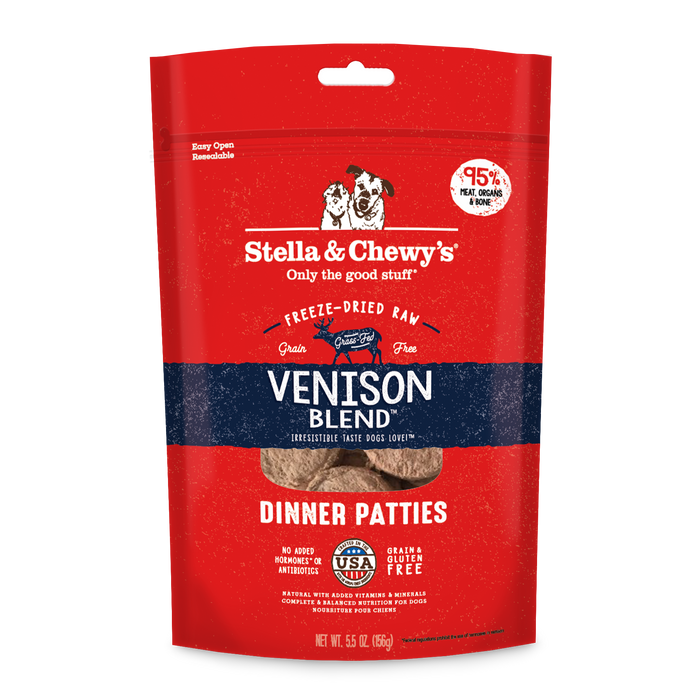 Stella & Chewy's Freeze-Dried Dinner Patties Venison Blend
