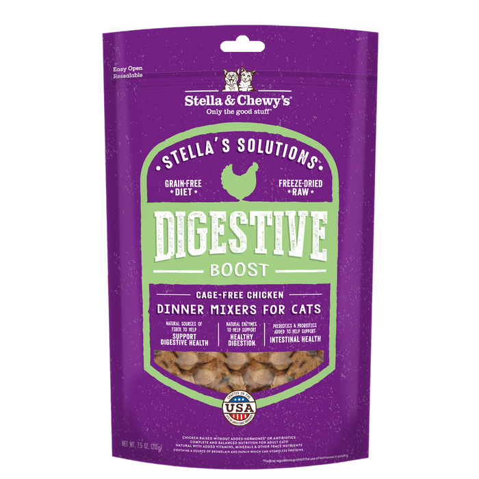 Stella & Chewy's Stella's Solutions For Cats Digestive Boost Chicken Recipe 7.5 oz.