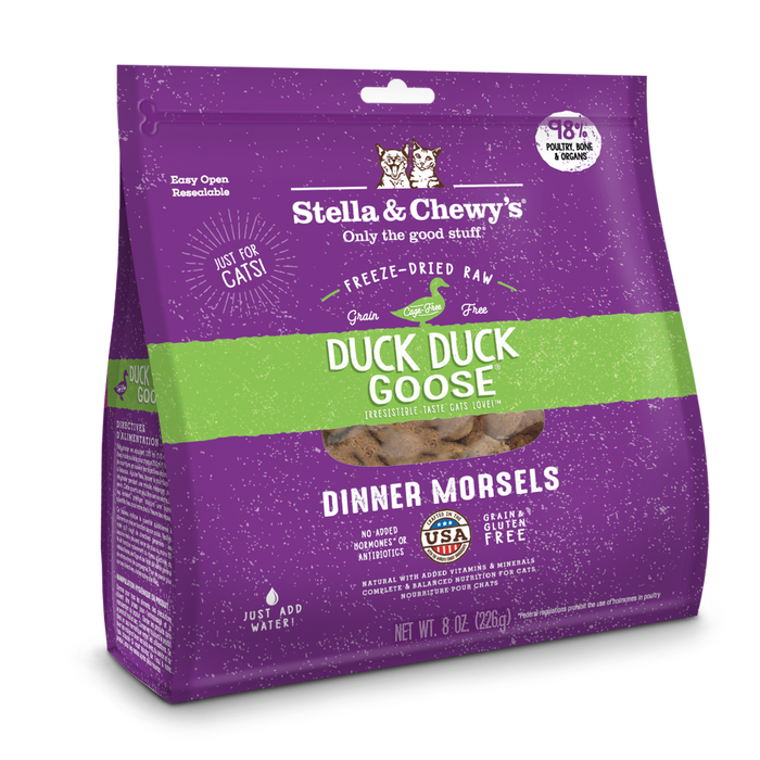 Stella & Chewy's Freeze-Dried Dinner Morsels Duck Recipe Cat Food