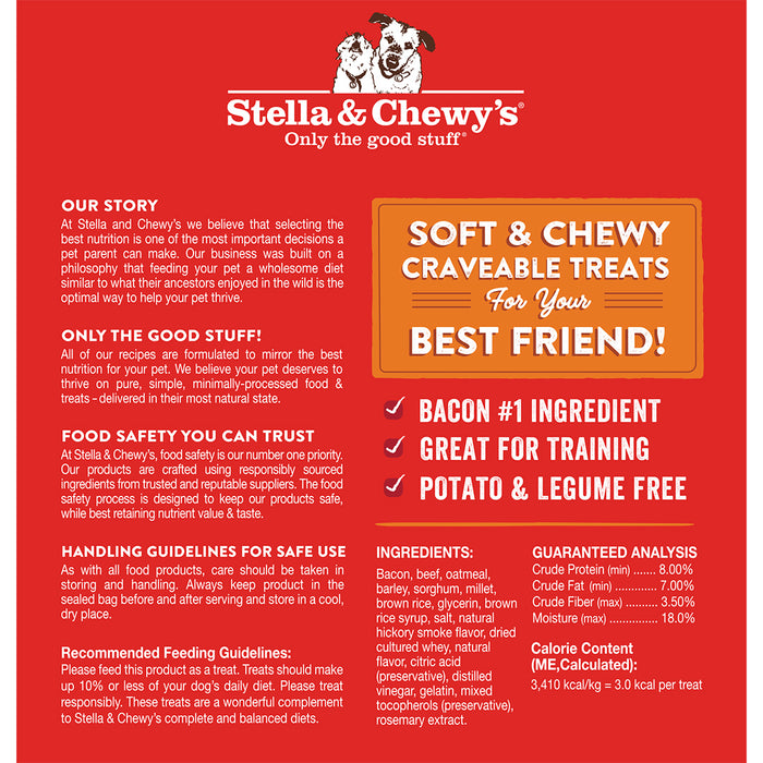 Stella & Chewy's Crav'n Bac'n Bites Bacon & Beef Recipe 8.25 oz.