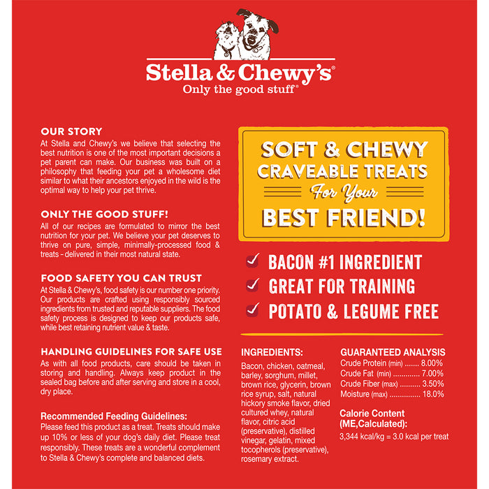 Stella & Chewy's Crav'n Bac'n Bites Bacon & Chicken Recipe 8.25 oz.