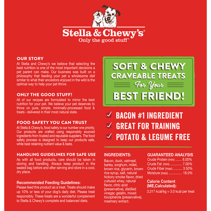Stella & Chewy's Crav'n Bac'n Bites Bacon & Duck Recipe 8.25 oz.
