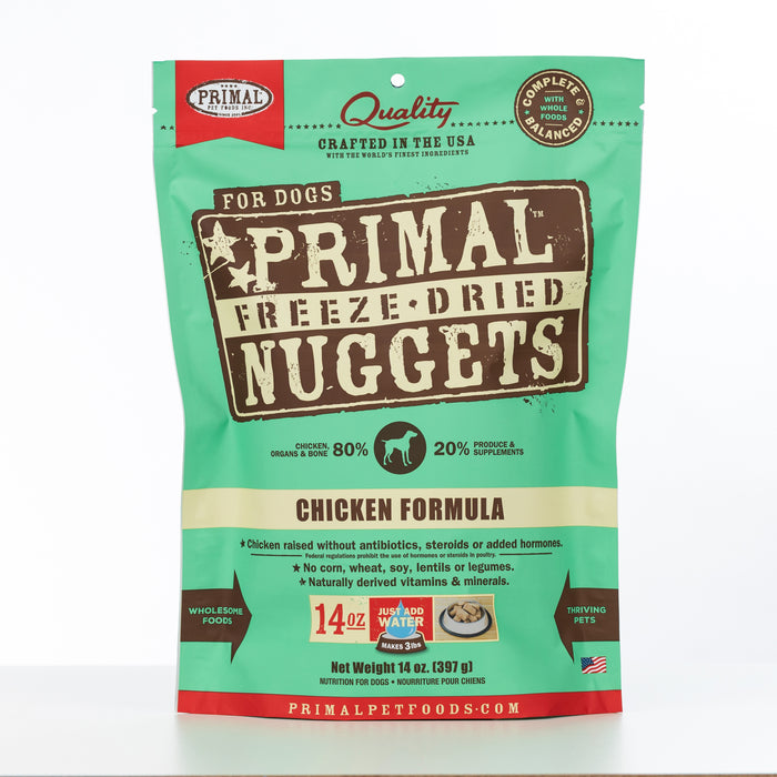 Primal Freeze-Dried Nuggets Chicken Formula Dog Food