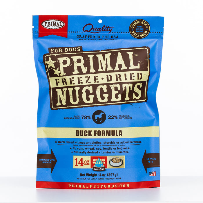 Primal Freeze-Dried Nuggets Duck Formula Dog Food