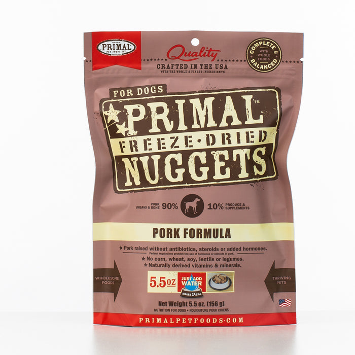 Primal Freeze-Dried Nuggets Pork Formula Dog Food