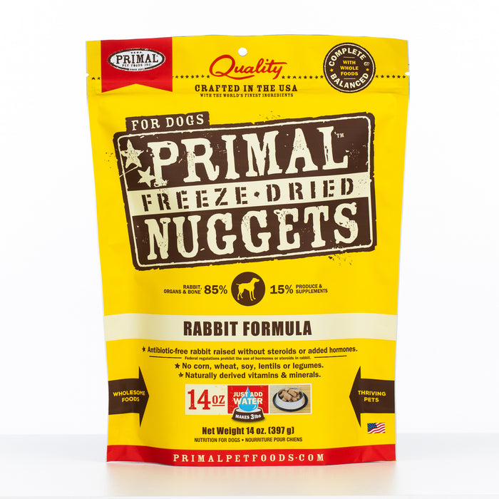 Primal Freeze-Dried Nuggets Rabbit Formula Dog Food