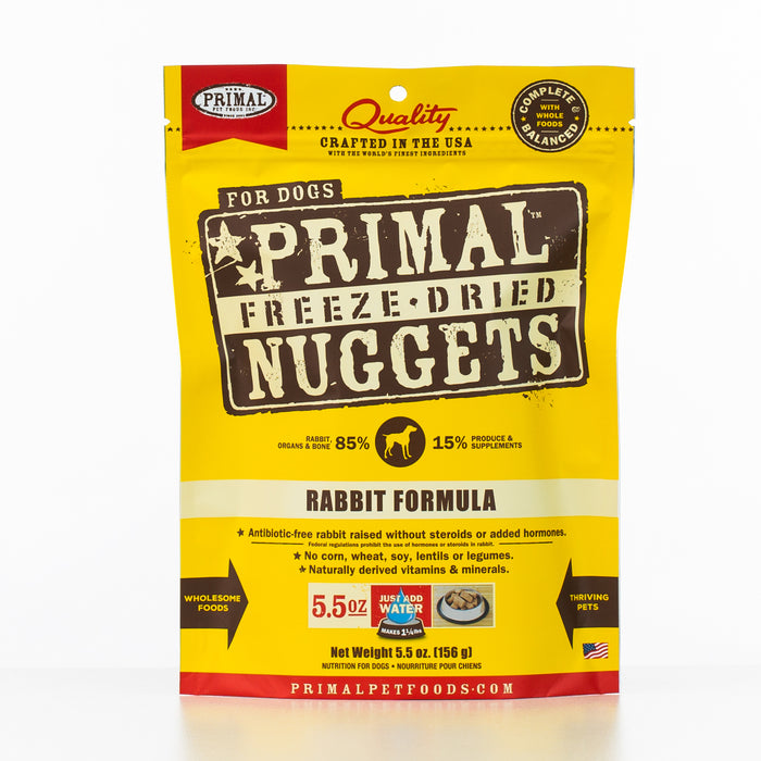 Primal Freeze-Dried Nuggets Rabbit Formula Dog Food