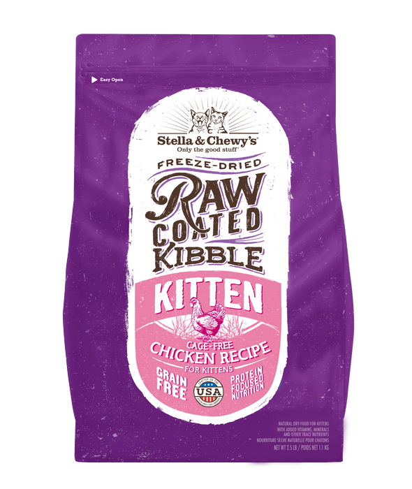 Stella & Chewy's Raw Coated Chicken Kitten Recipe Cat Food