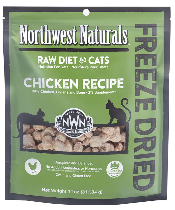 Northwest Naturals Freeze-Dried Chicken Nibbles for Cats 11 oz.