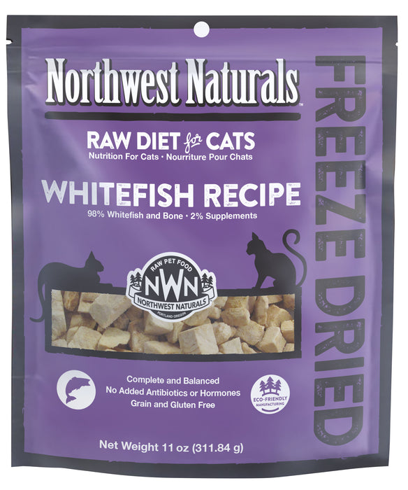 Northwest Naturals Freeze-Dried Whitefish Nibbles for Cats 11 oz.