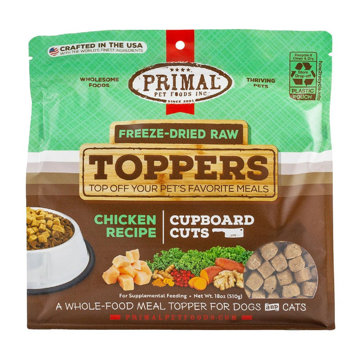 Primal Cupboard Cuts Chicken Recipe Freeze-Dried Raw Toppers