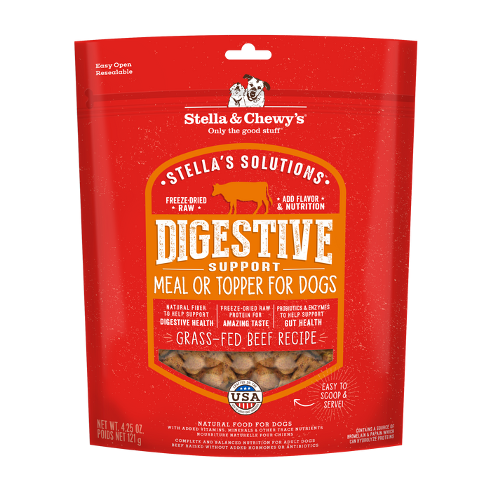 Stella & Chewy's Stella's Solutions Freeze-Dried Beef Recipe Digestive Boost