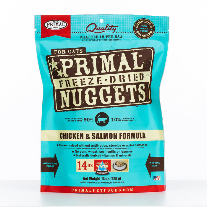 Primal Freeze-Dried Nuggets Chicken & Salmon Formula Cat Food