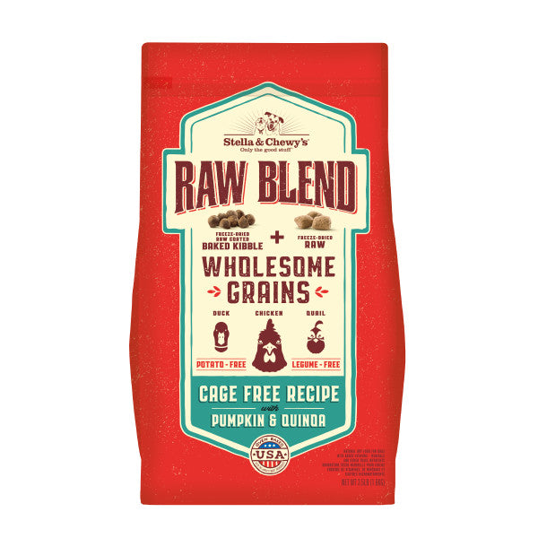 Stella & Chewy's Raw Blend Cage Free & Wholesome Grains Recipe Dog Food