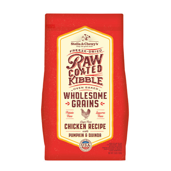 Stella & Chewy's Raw Coated Chicken & Wholesome Grains Recipe Dog Food