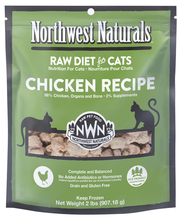 Northwest Naturals Cat Nibbles Chicken 2 lb. (Frozen)