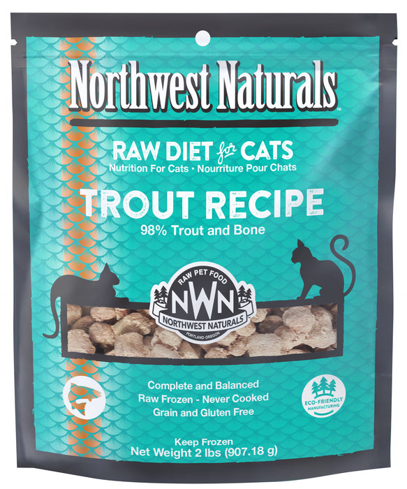 Northwest Naturals Cat Nibbles Trout 2 lb. (Frozen)