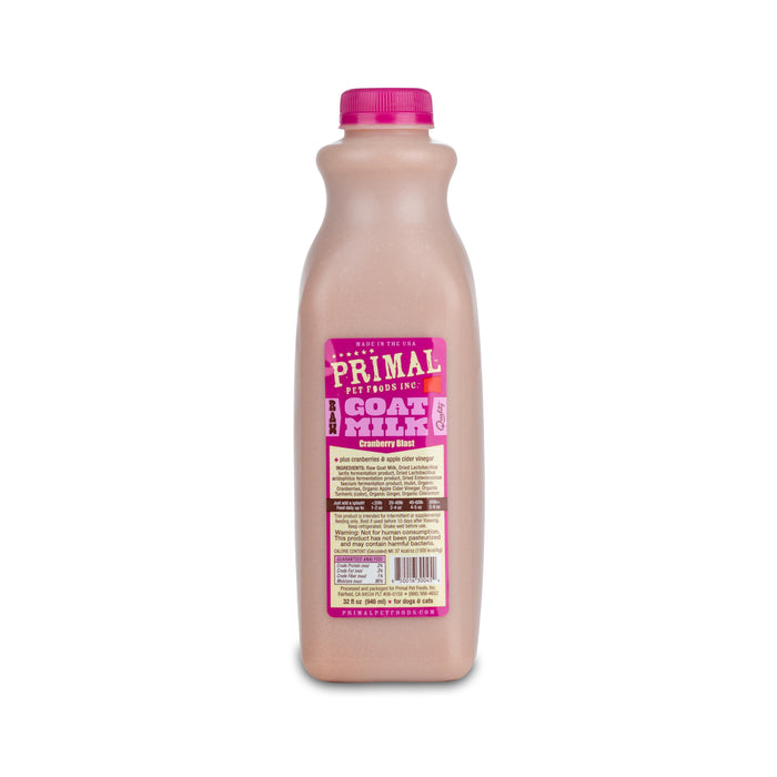 Primal Raw Goat Milk Cranberry Blast 32 oz.