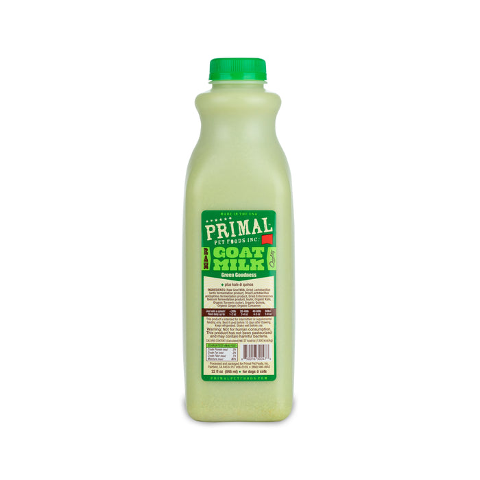 Primal Raw Goat Milk Green Goodness 32 oz.