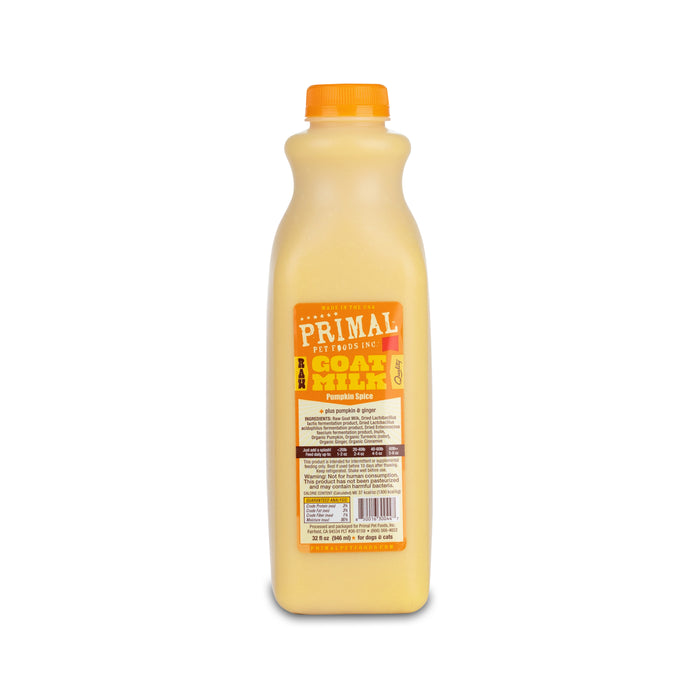 Primal Raw Goat Milk Pumpkin Spice 32 oz.