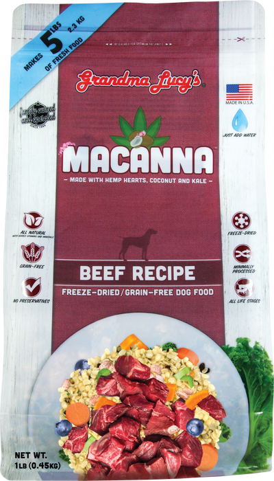 Grandma Lucy's Macanna Beef Dog Food