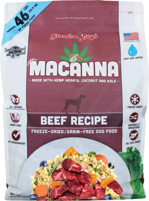 Grandma Lucy's Macanna Beef Dog Food