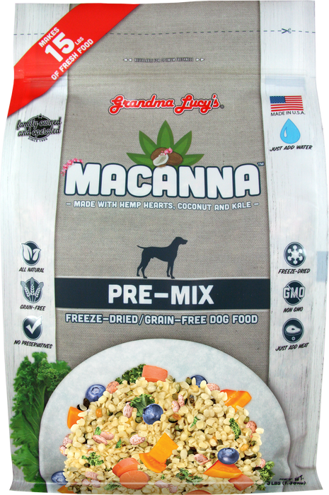 Grandma Lucy's Macanna Pre-Mix 3 lb. Dog Food