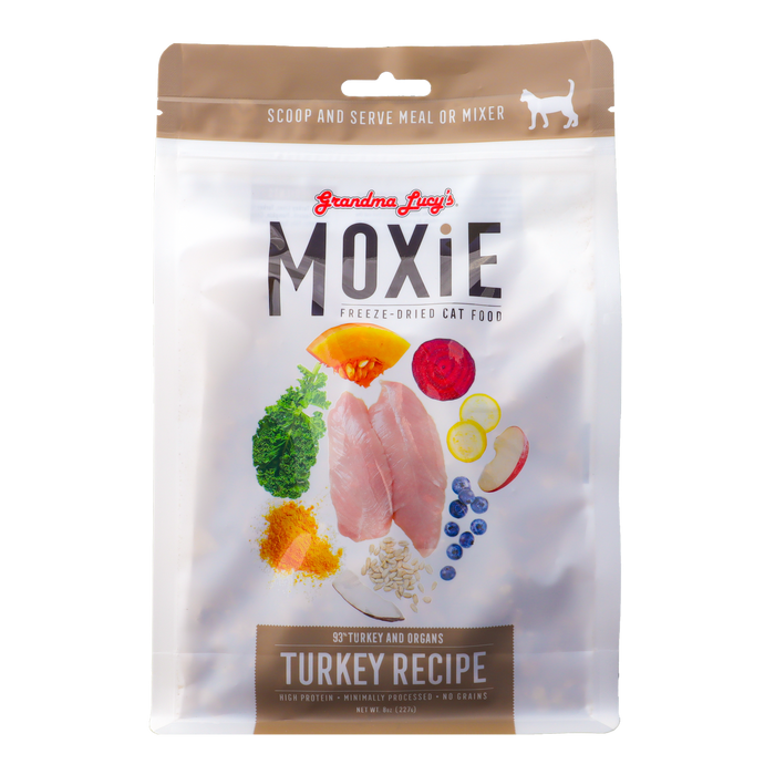 Grandma Lucy's Moxie Turkey 8 oz. Cat Food