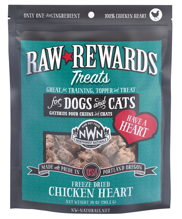 Northwest Naturals Raw Rewards Freeze-Dried Chicken Heart