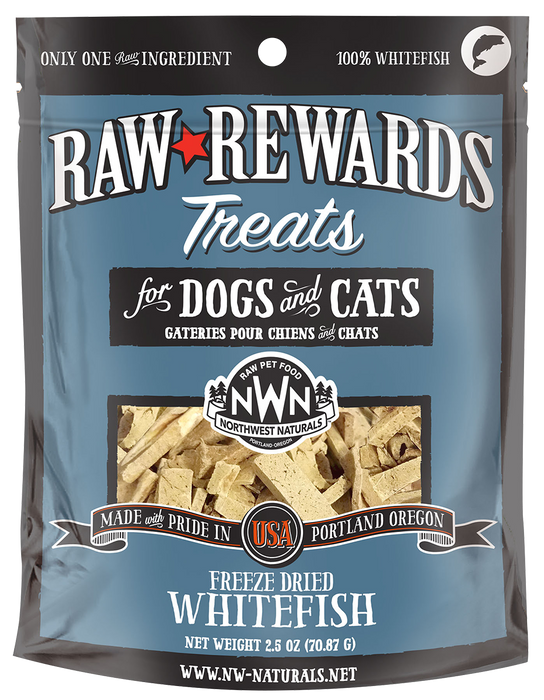 Northwest Naturals Raw Rewards Freeze-Dried Whitefish