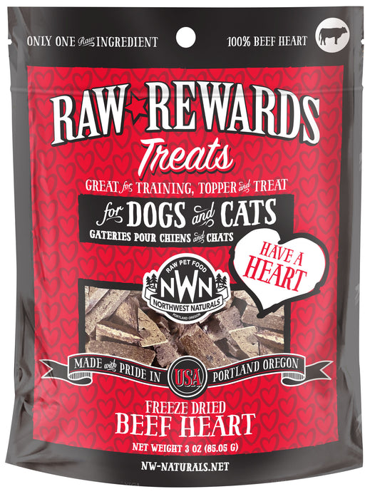 Northwest Naturals Raw Rewards Freeze-Dried Beef Heart