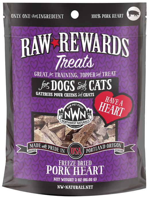 Northwest Naturals Raw Rewards Freeze-Dried Pork Heart