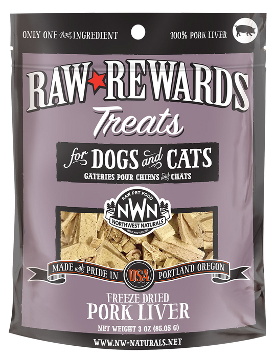 Northwest Naturals Raw Rewards Freeze-Dried Pork Liver