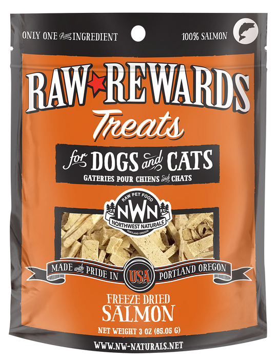 Northwest Naturals Raw Rewards Freeze-Dried Salmon 2.5 oz.